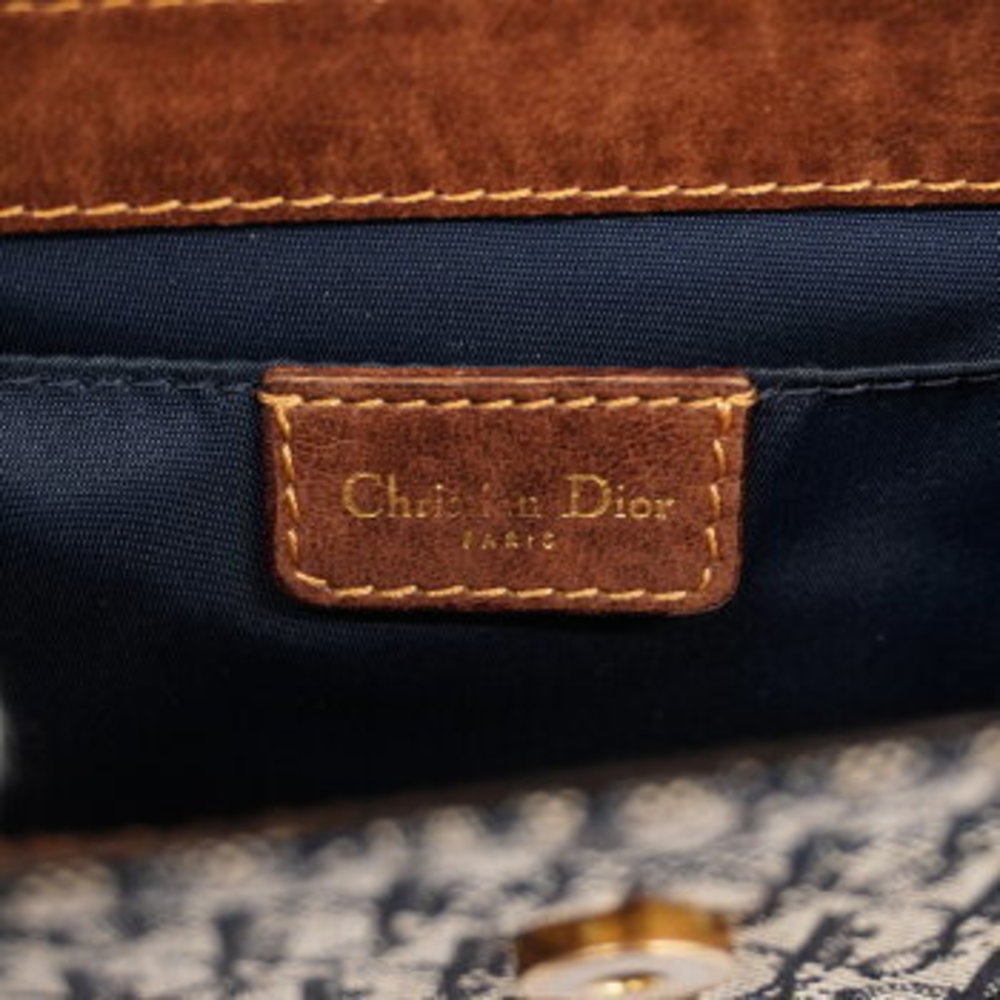 Christian Dior Trotter Canvas Leather Shoulder Bag - Picture 5 of 11